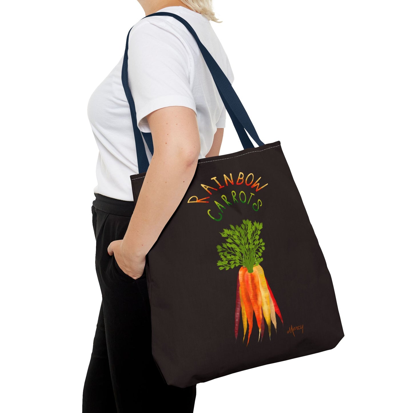 Rainbow Carrots Tote Bag