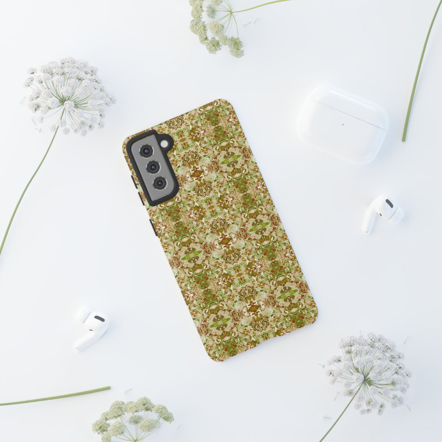 Boho Tea Garden Tough Phone Case