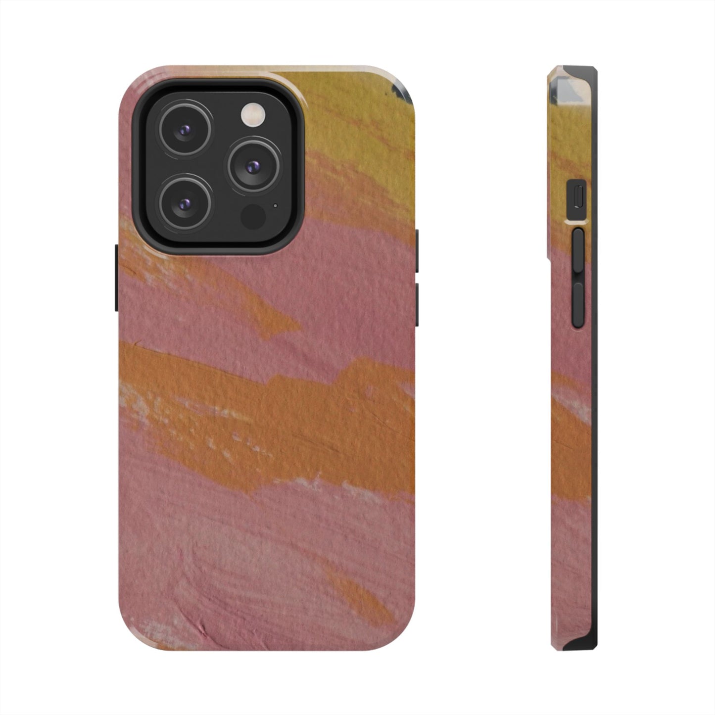 Abstract Pastel Pink Tough Phone Cases