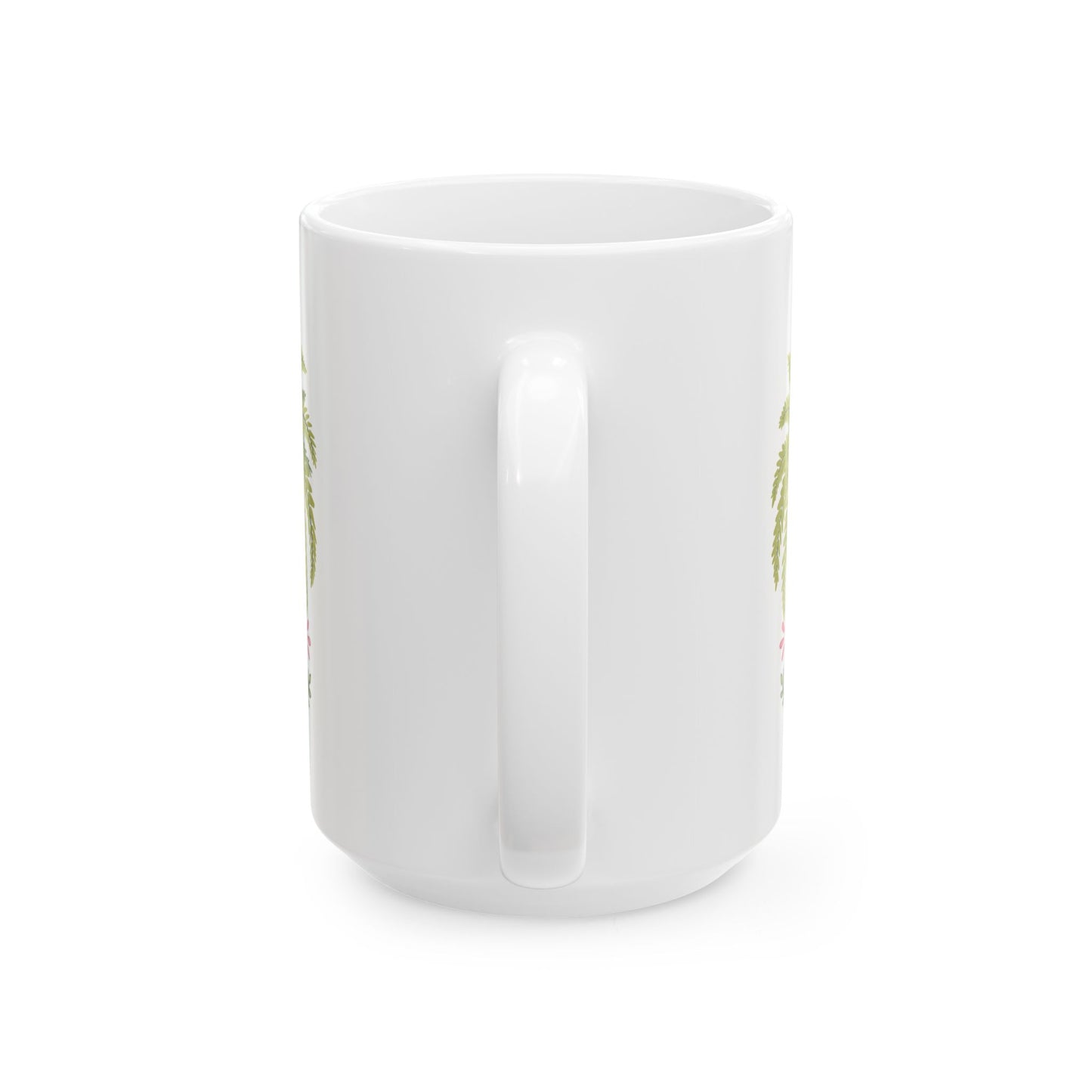 Let Faith Grow Ceramic Mug — Botanical Coffee Tea Cup (11oz & 15oz)