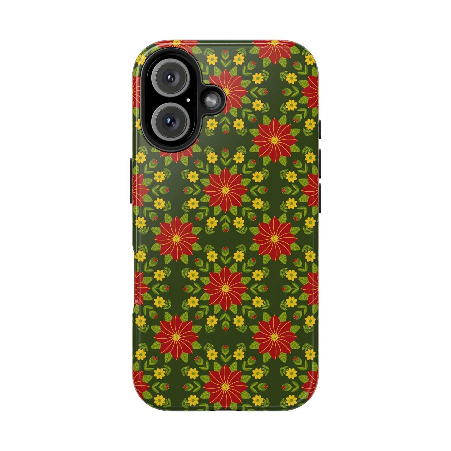 Poinsettias Tough Phone Cases