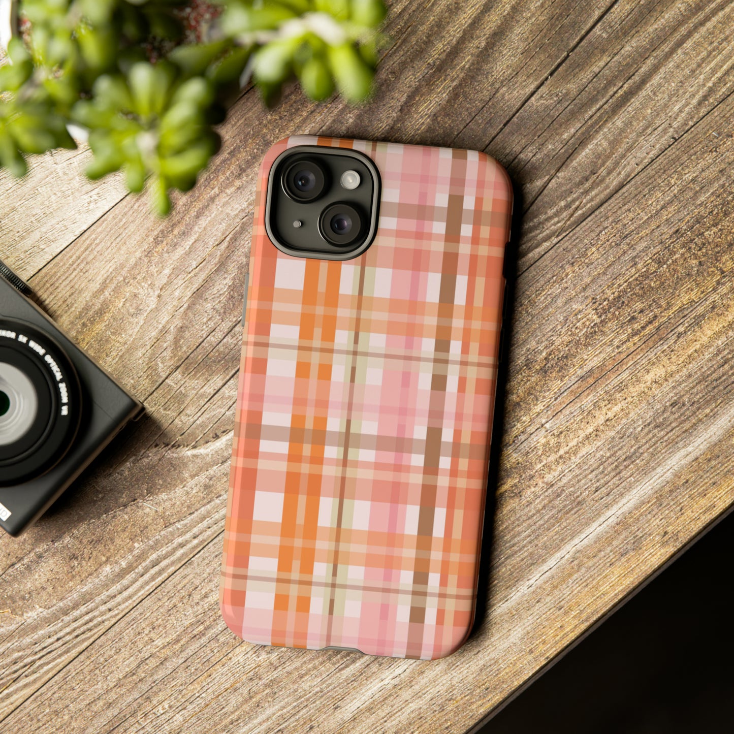 Soft Autumn Plaid Tough Cases