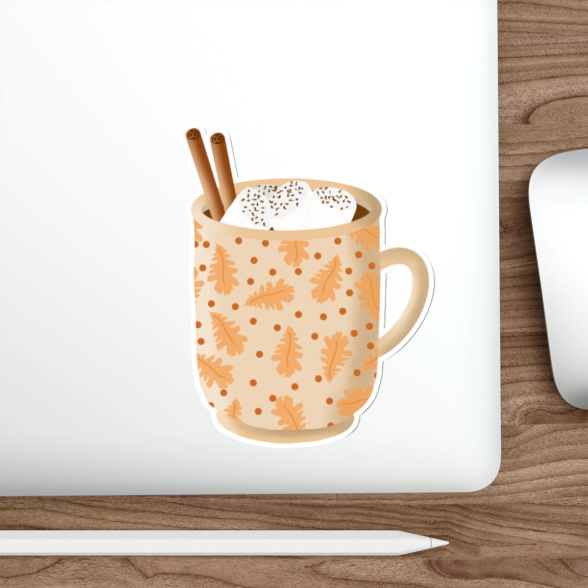 Hot Cocoa Cozy Mug Die Cut Sticker