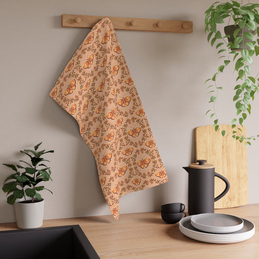 Moths and Vines Kitchen Towel