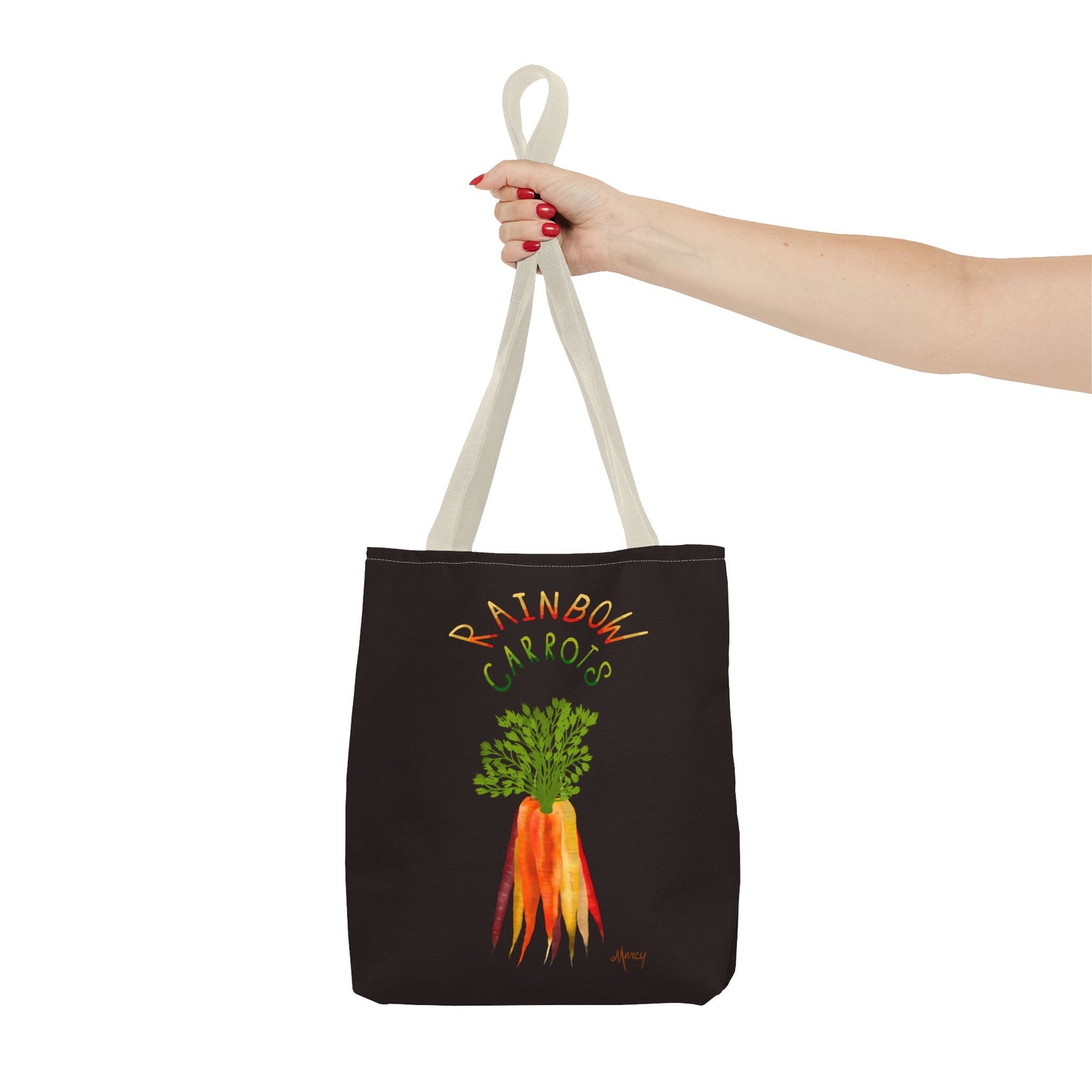 Rainbow Carrots Tote Bag