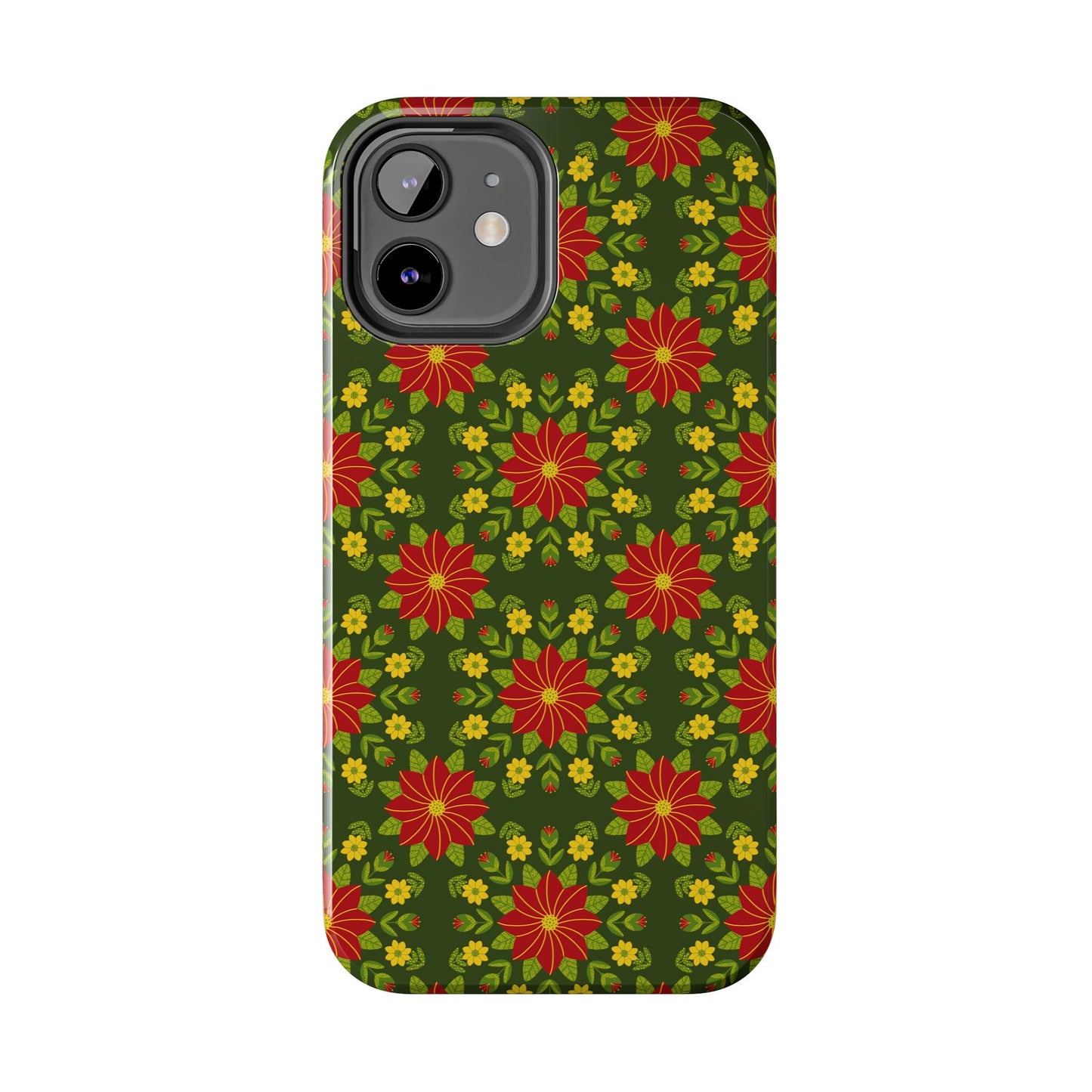 Poinsettias Tough Phone Cases