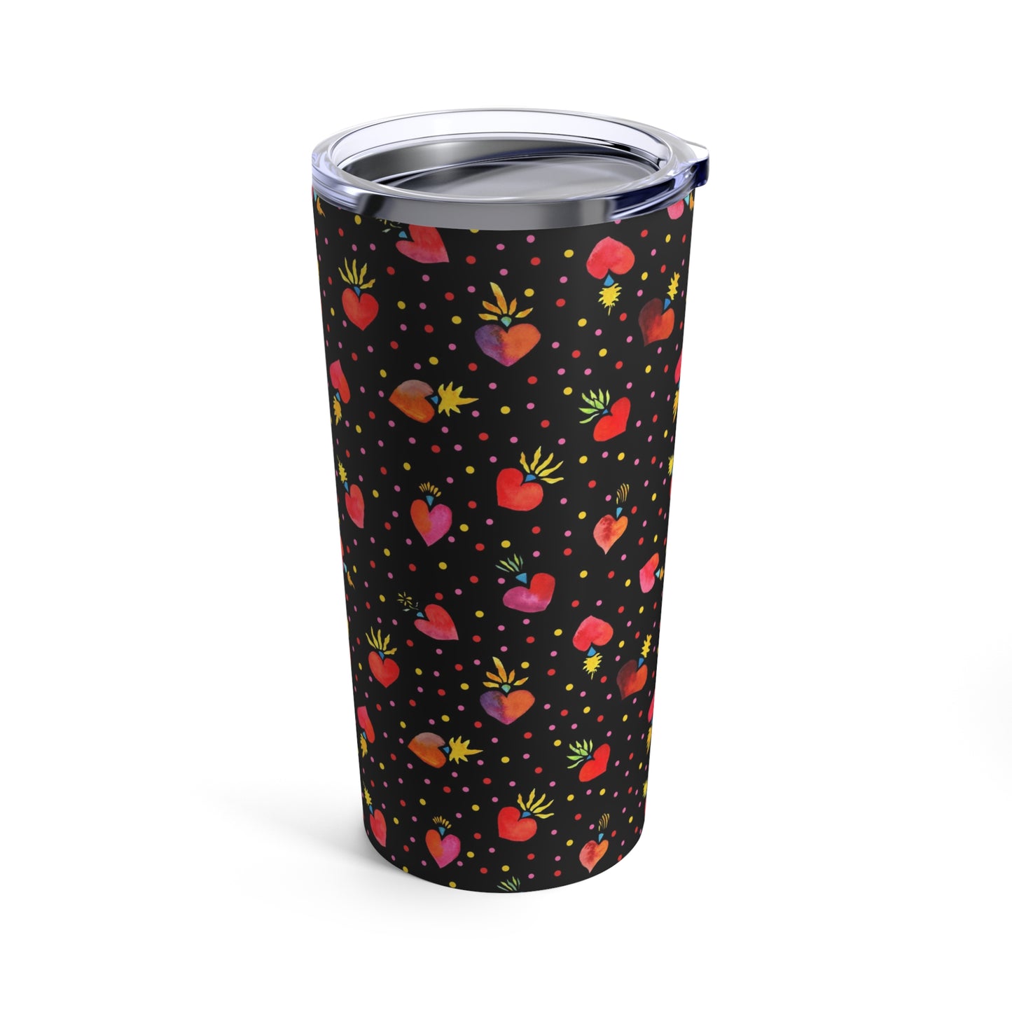 Frida Flaming Hearts Tumbler 20oz