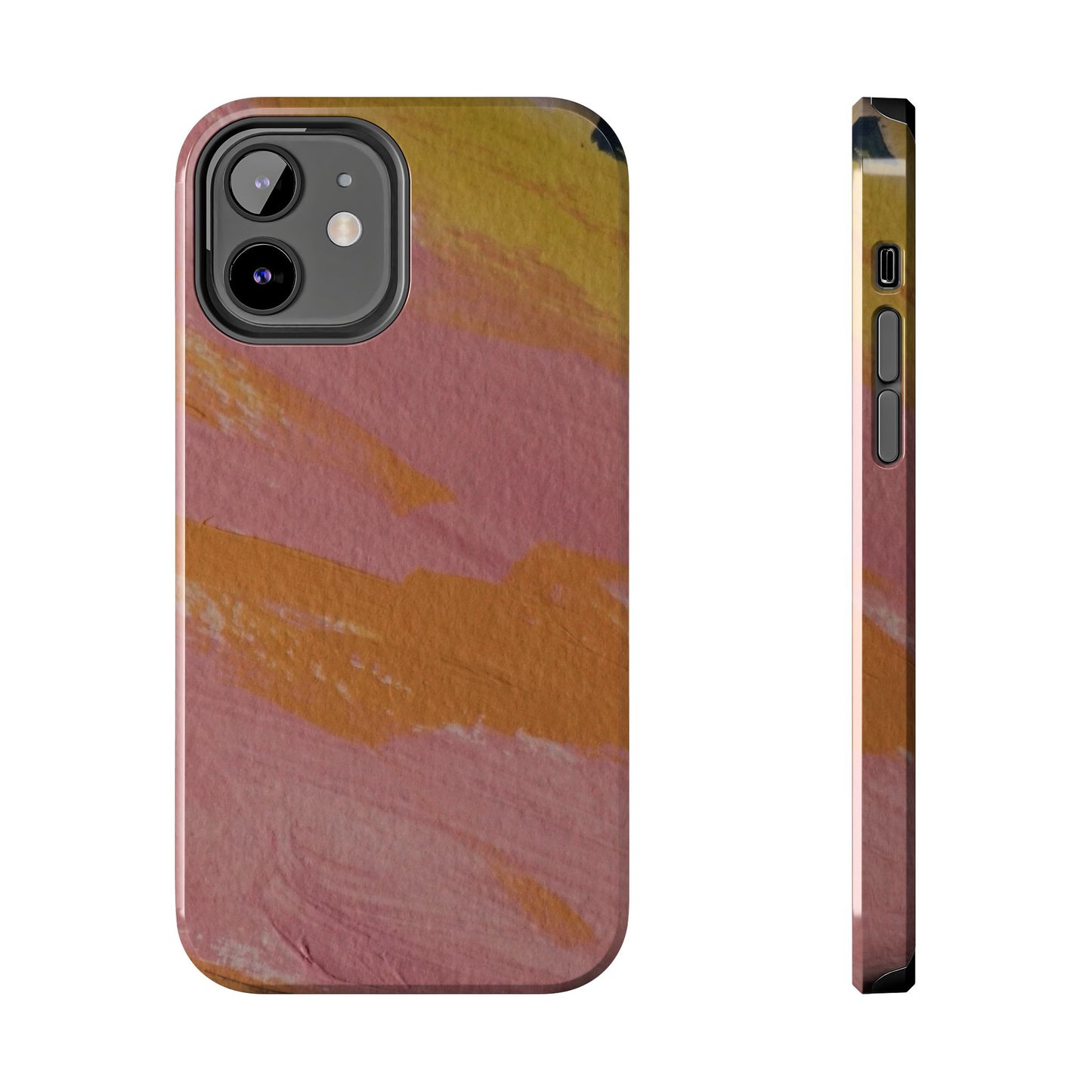 Abstract Pastel Pink Tough Phone Cases