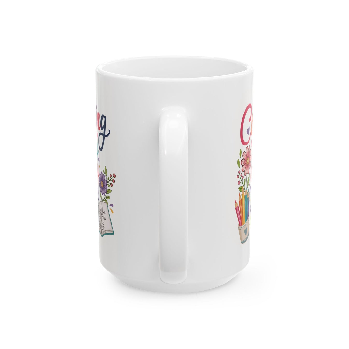 Coloring Is My Happy Place Ceramic Mug 11oz & 15oz