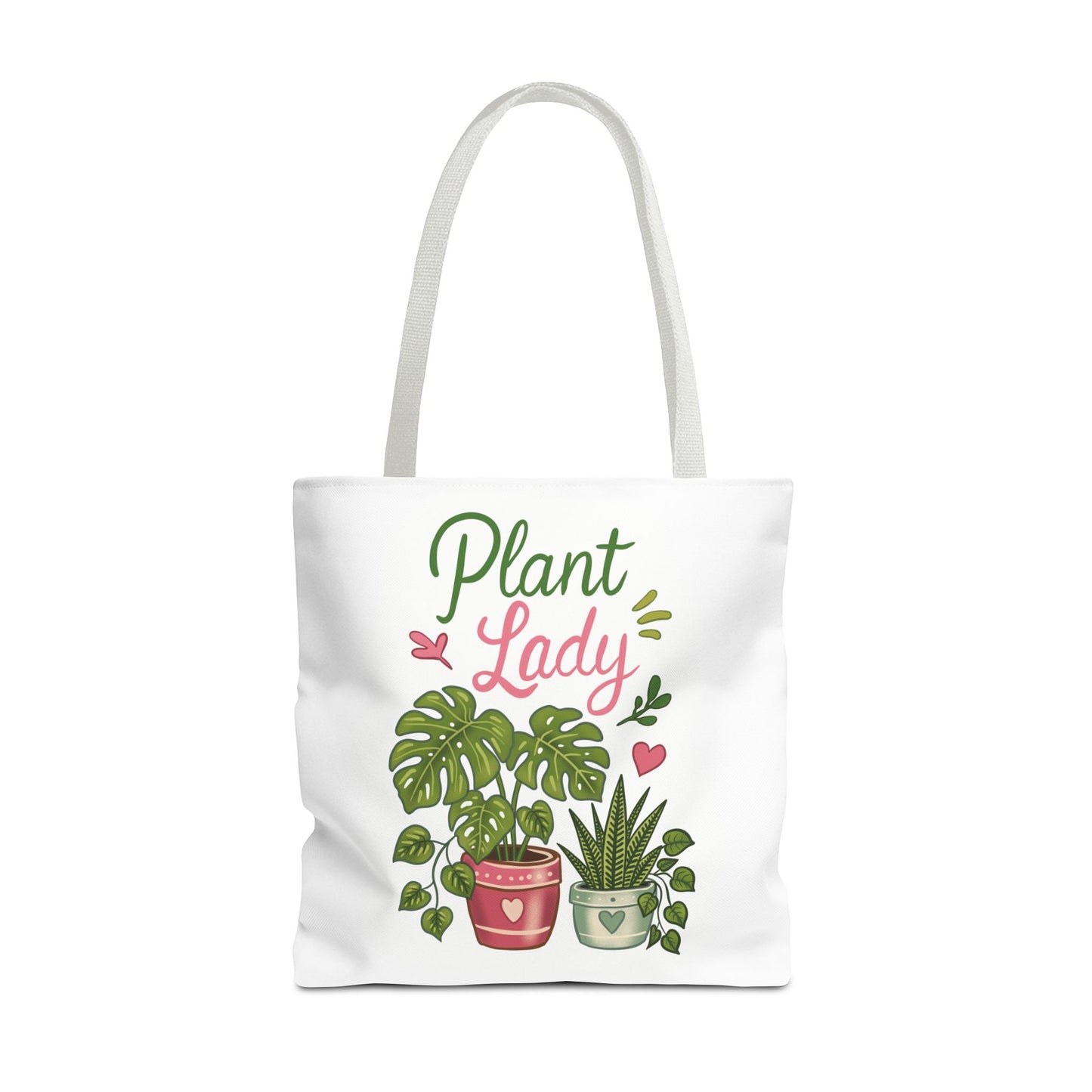 Plant Lady Tote Bag – Monsterra Potted Plant Illustration