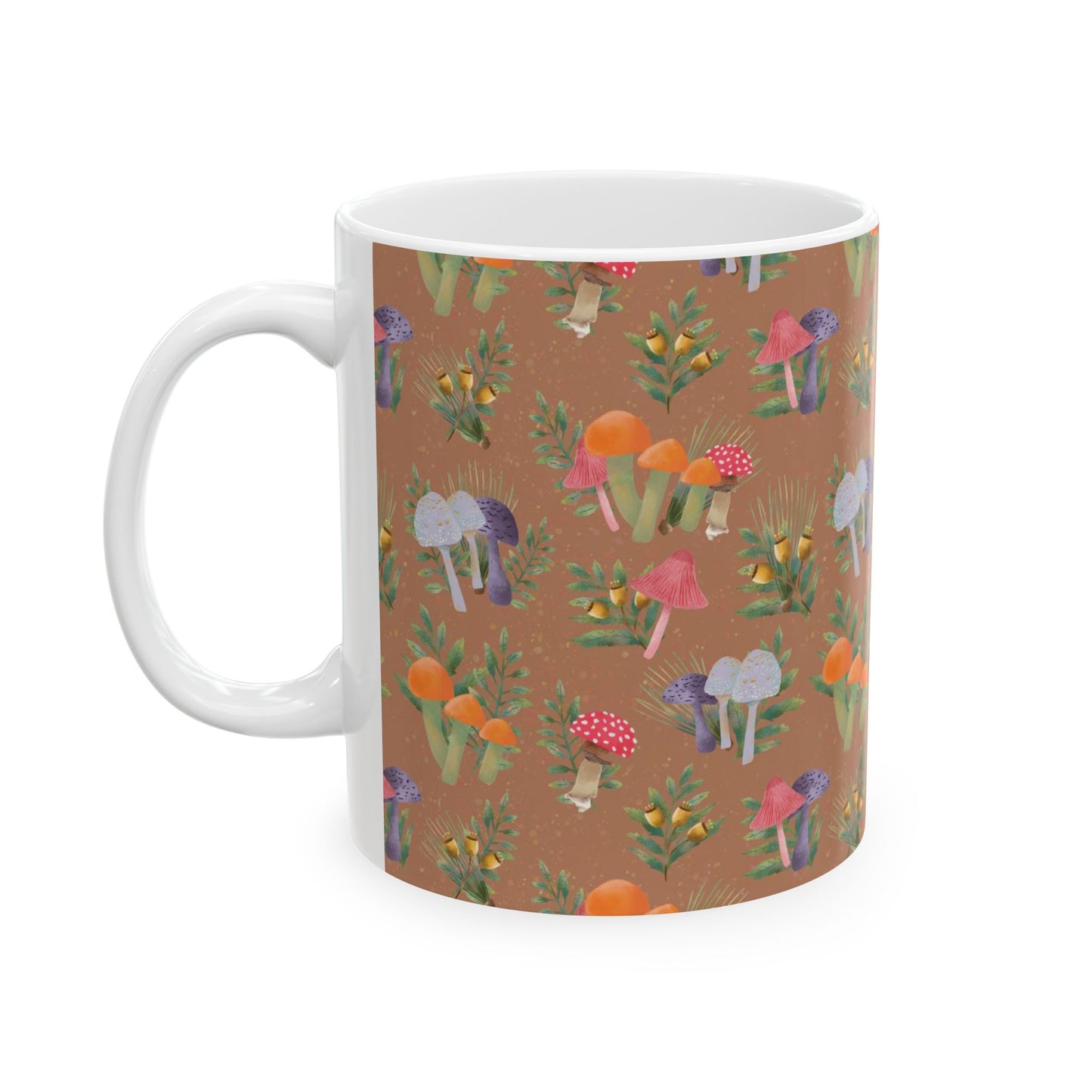 Mushrooms Ceramic 11 oz Ceramic Mug