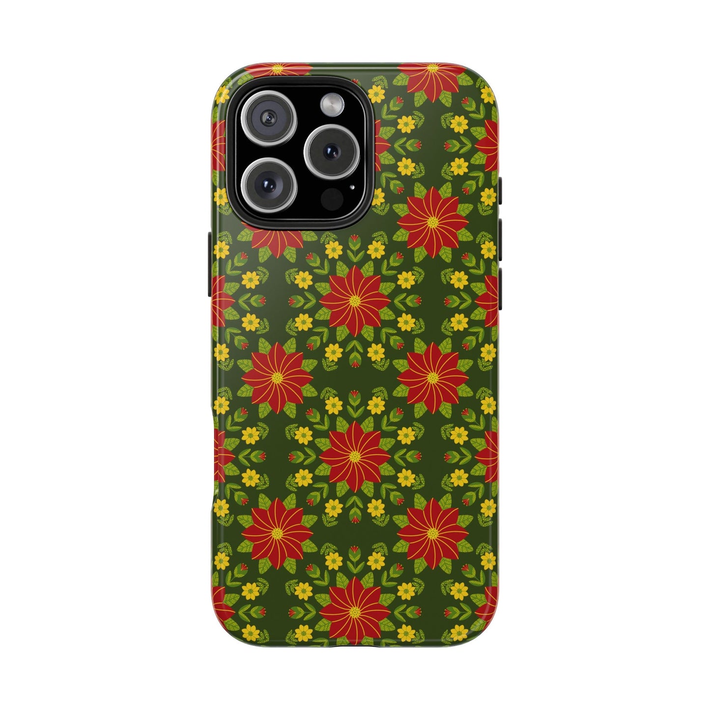 Poinsettias Tough Phone Cases