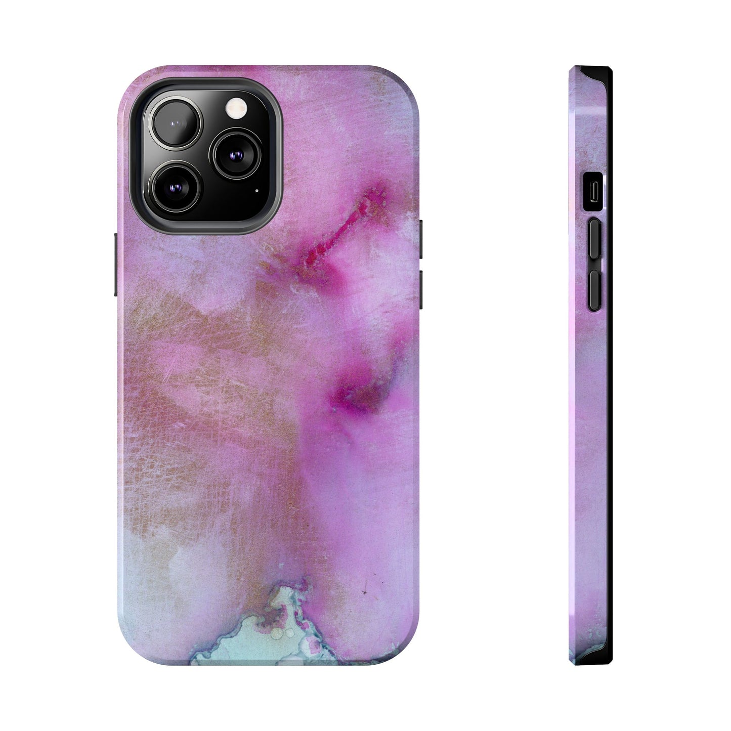 Abstract Soft Pinks Tough Phone Cases