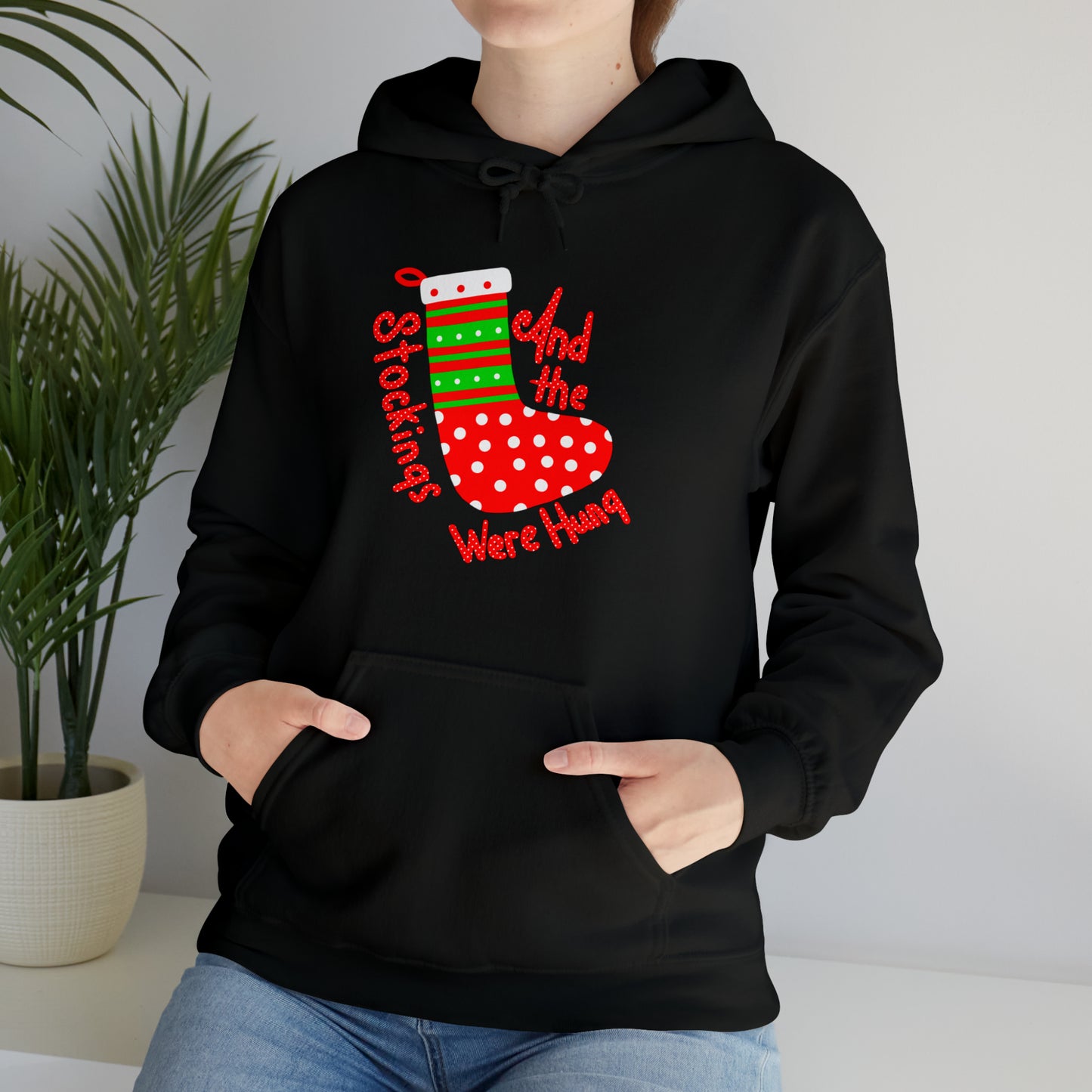 Christmas Stocking Unisex Heavy Blend™ Hooded Sweatshirt