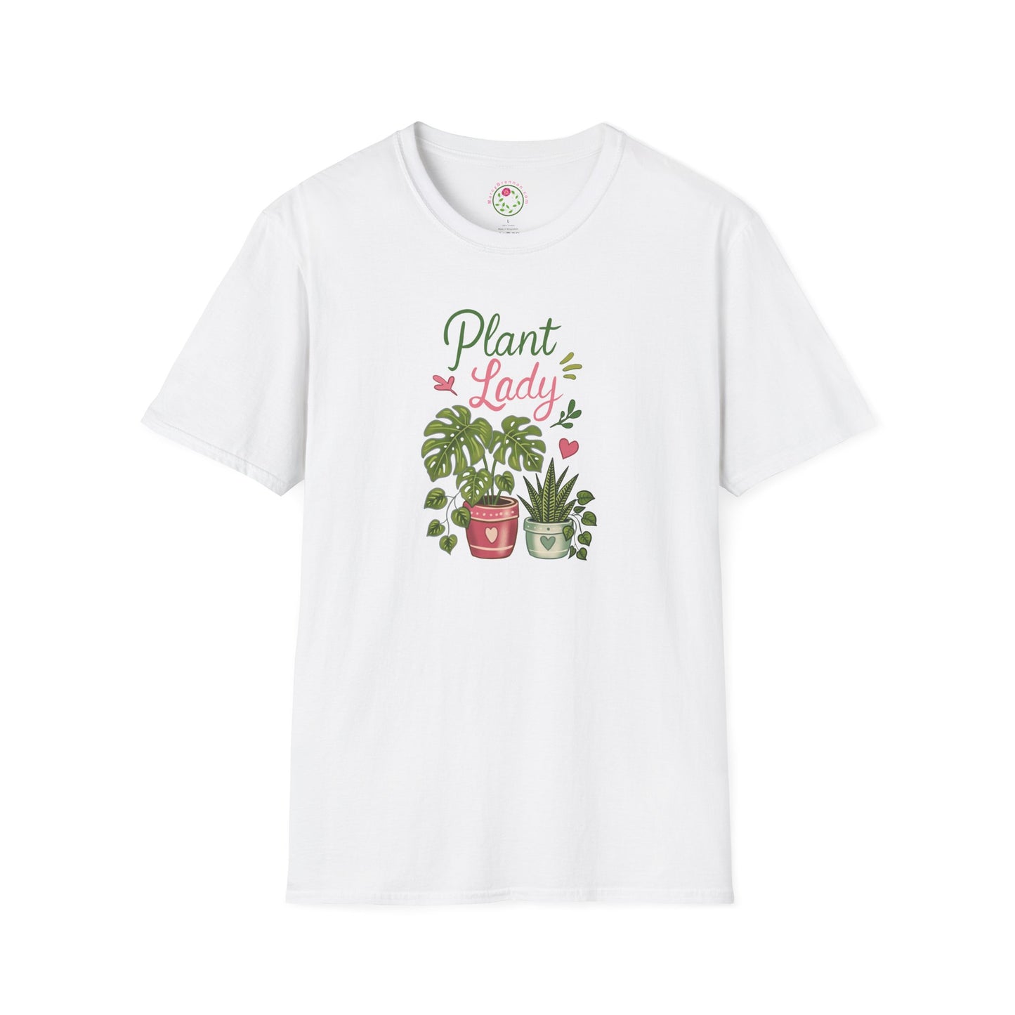 Plant Lady T-Shirt — Cute Indoor Plant Lover Tee with Monstera & Potted Plants