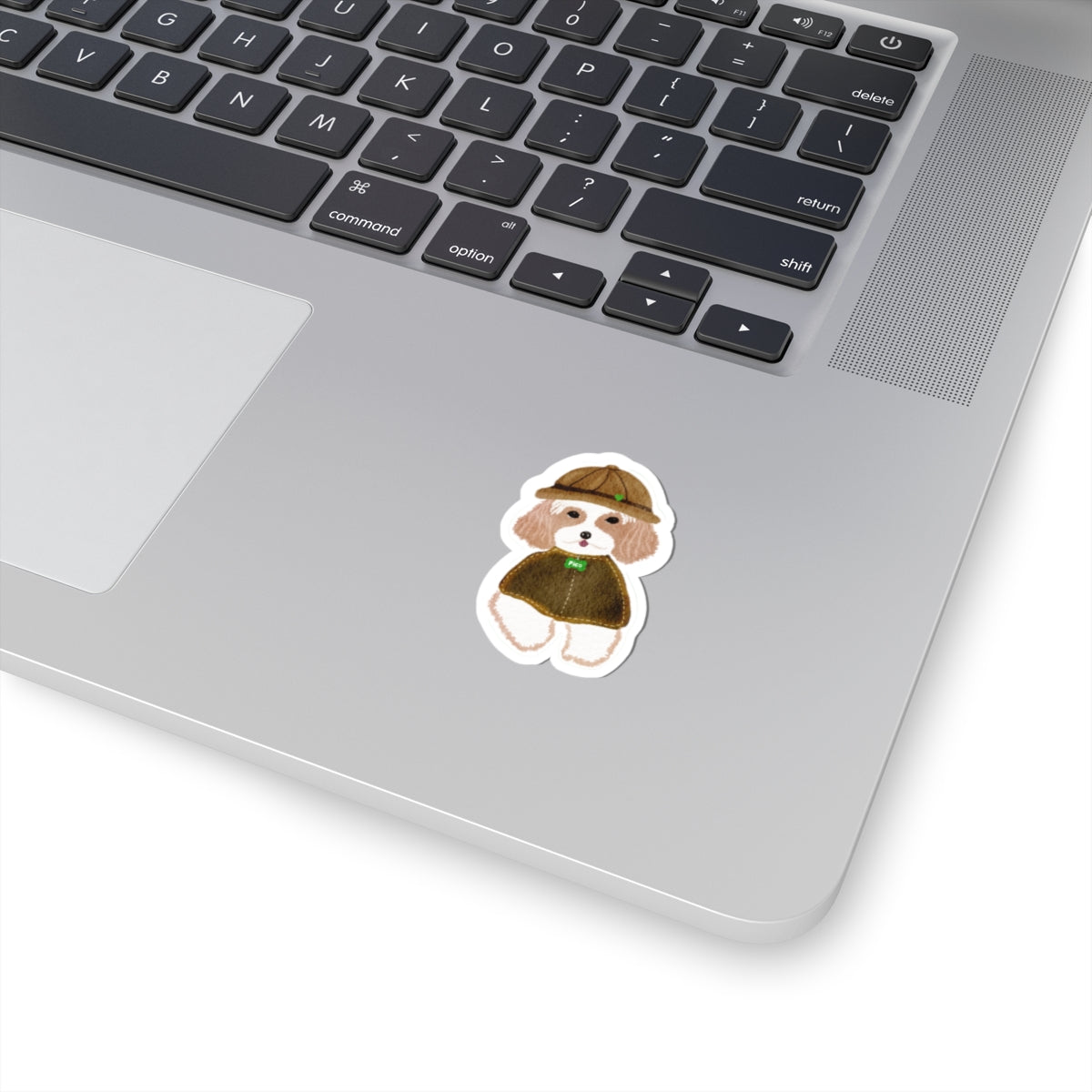 Cute Pico Explorer Pup Kiss-Cut Sticker