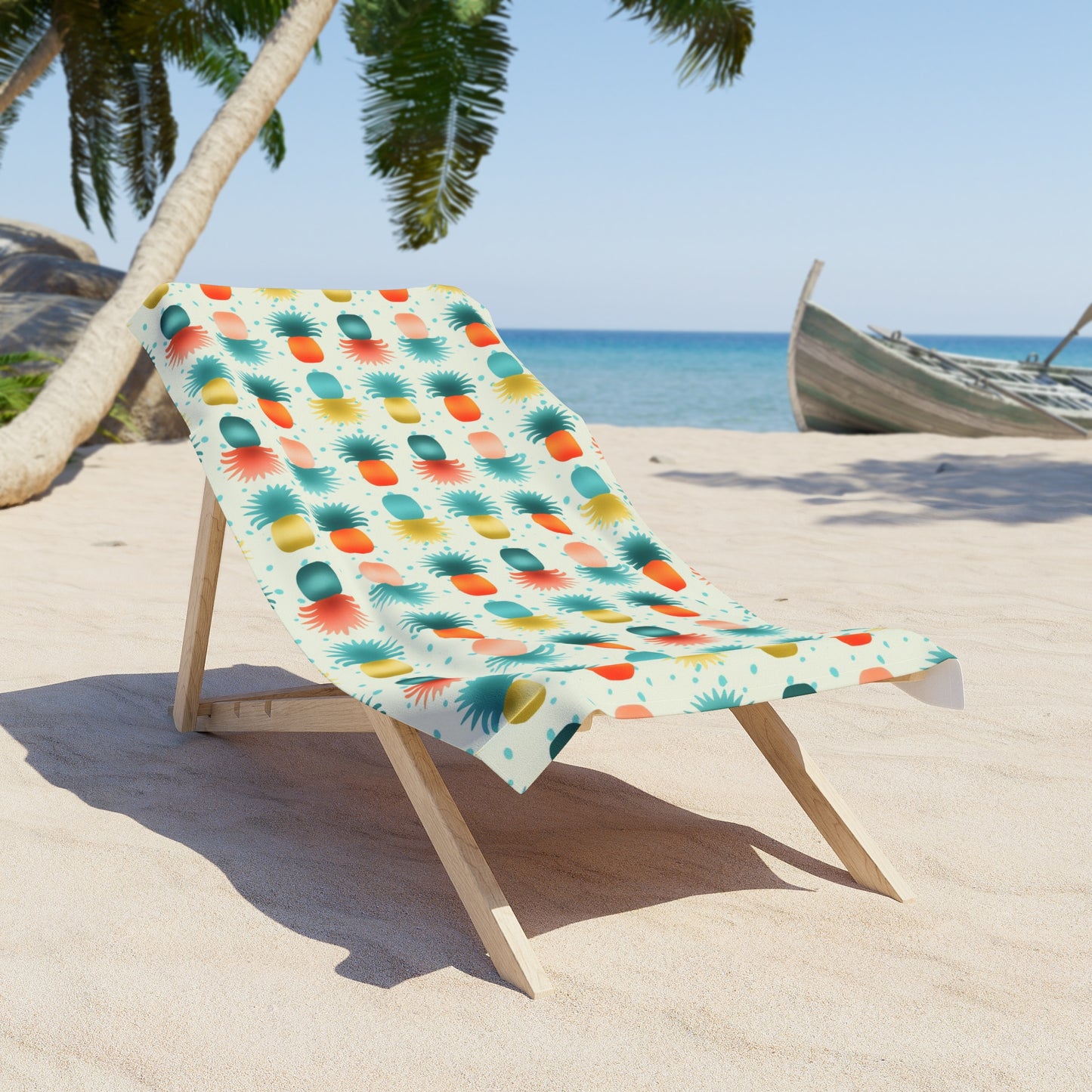 Pineapples Beach Towel