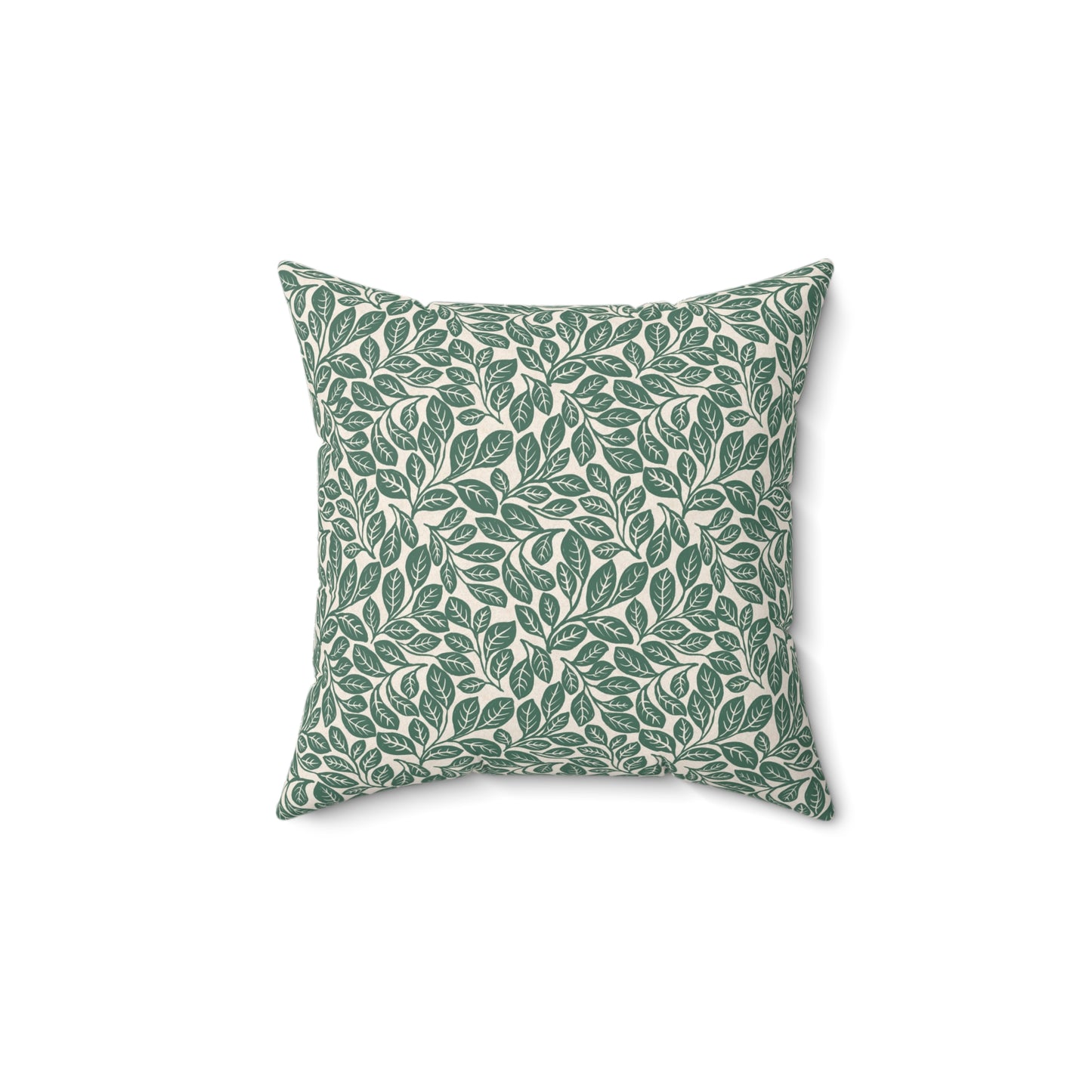 Sassafras Leaves Spun Polyester Square Pillow