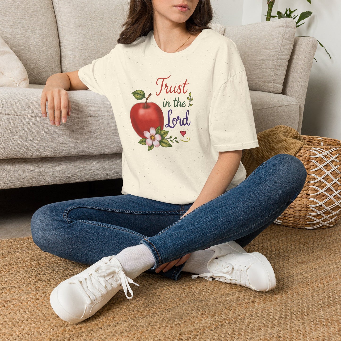 Trust in the Lord T-Shirt — Faith Apple Graphic Tee