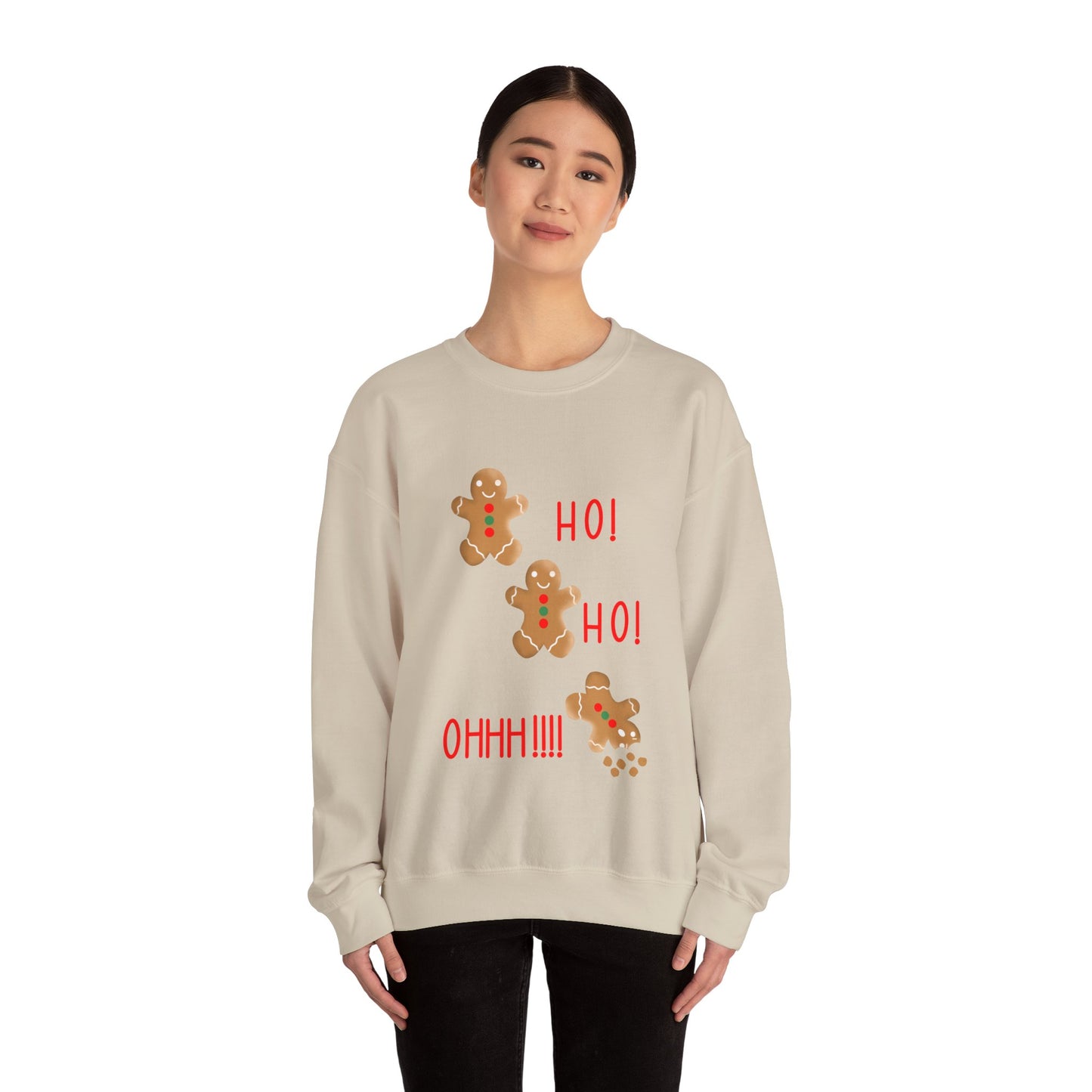 Gingerbread Men & Hearts Unisex Heavy Blend™ Crewneck Sweatshirt