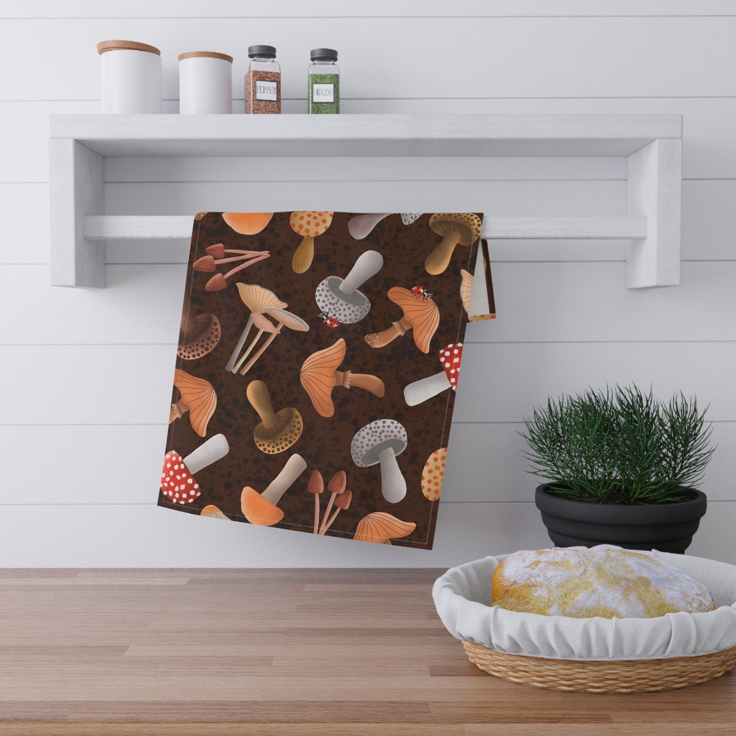 Mushrooms Kitchen Towel