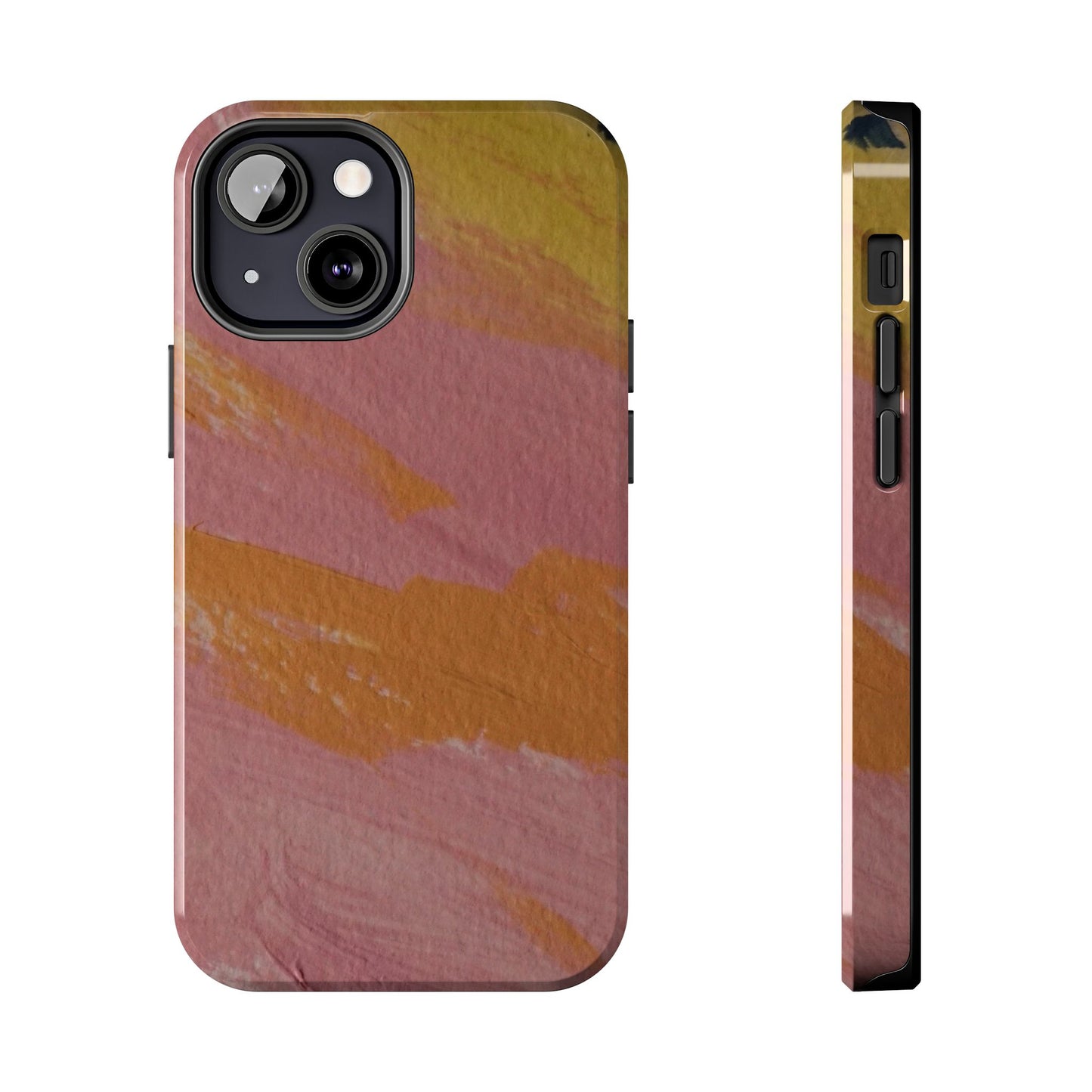 Abstract Pastel Pink Tough Phone Cases