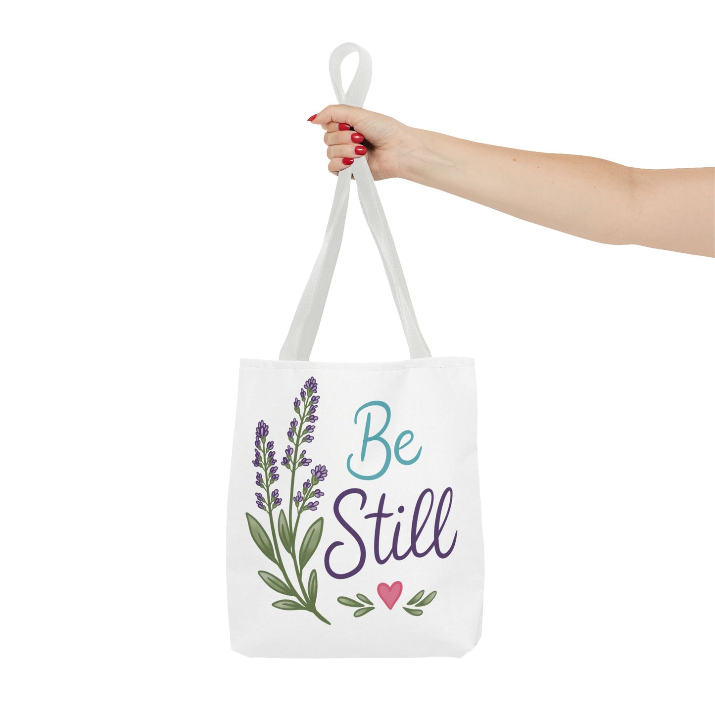 Be Still Lavender Tote Bag