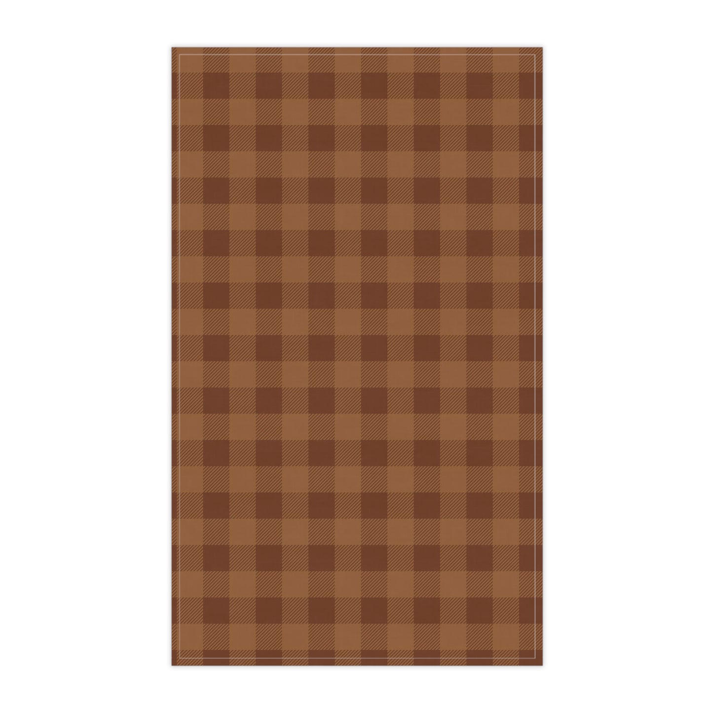 Autumn Gingham Check Kitchen Towel