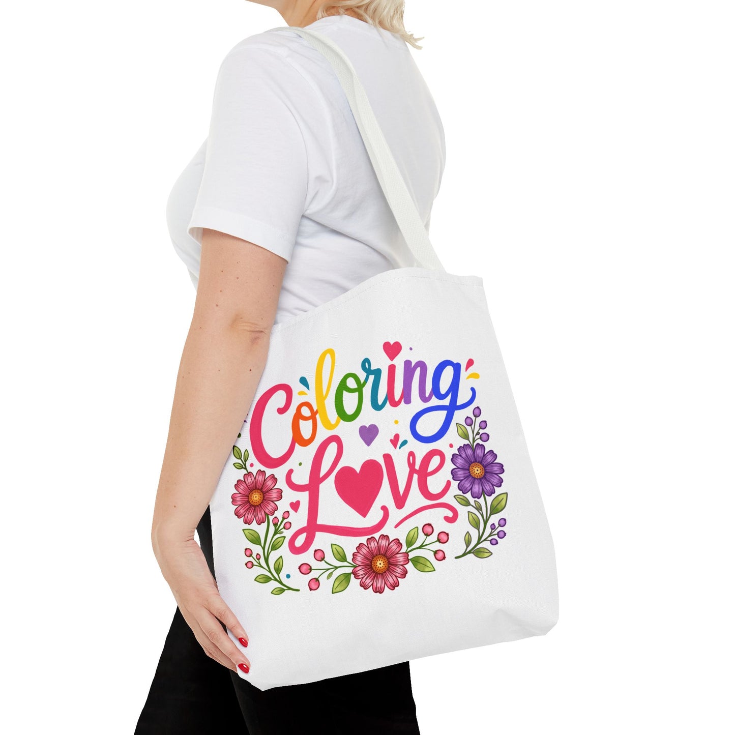 Coloring Love Tote Bag