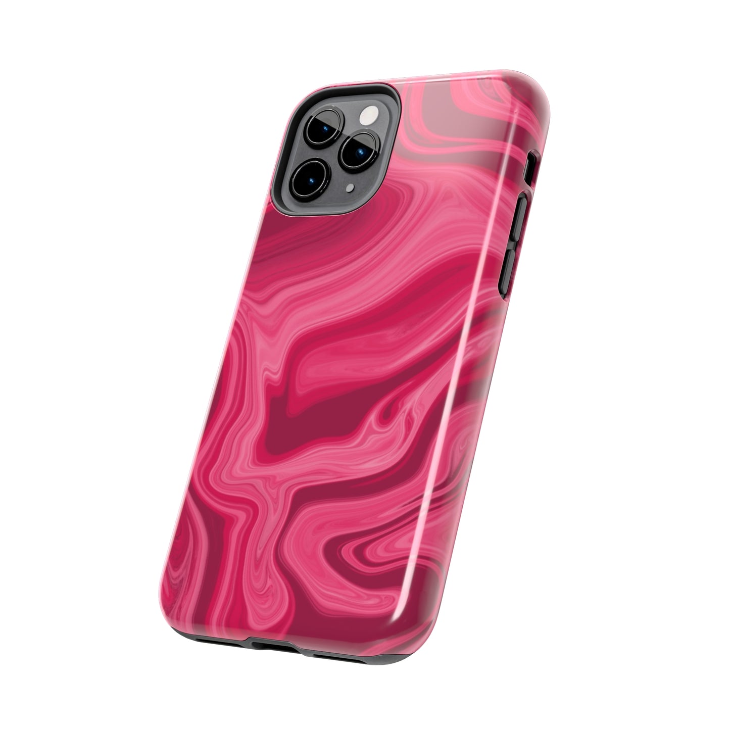 Rosy Swirls Tough Phone Cases