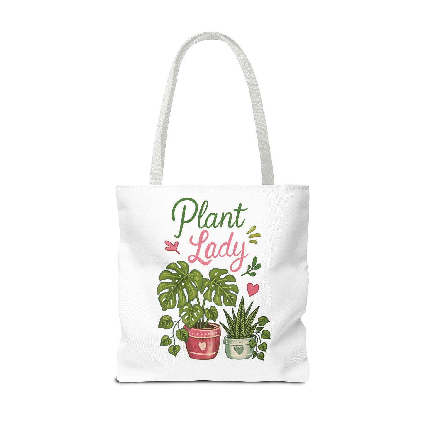 Plant Lady Tote Bag – Monsterra Potted Plant Illustration