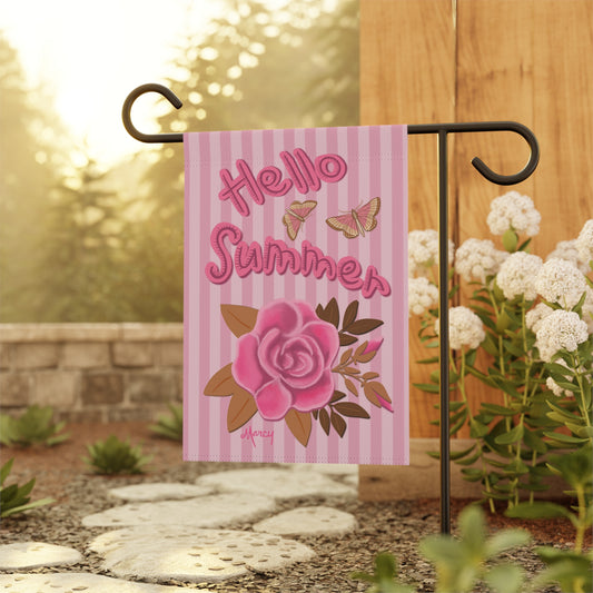 Hello Summer Garden & House Banner