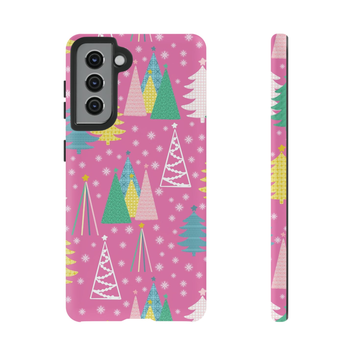 Pastel Christmas Trees Tough Cases