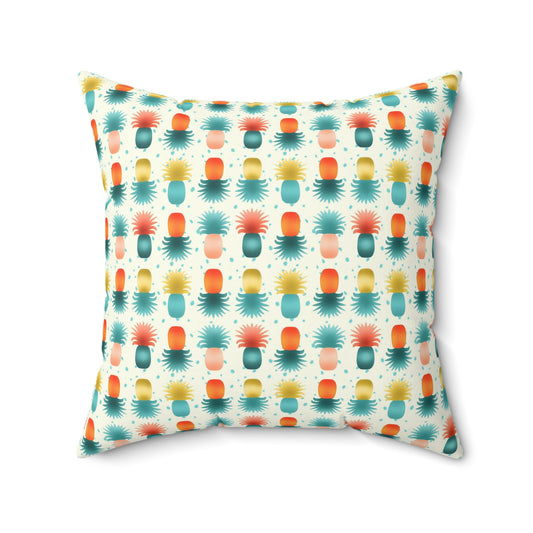 Pineapples Spun Polyester Square Pillow