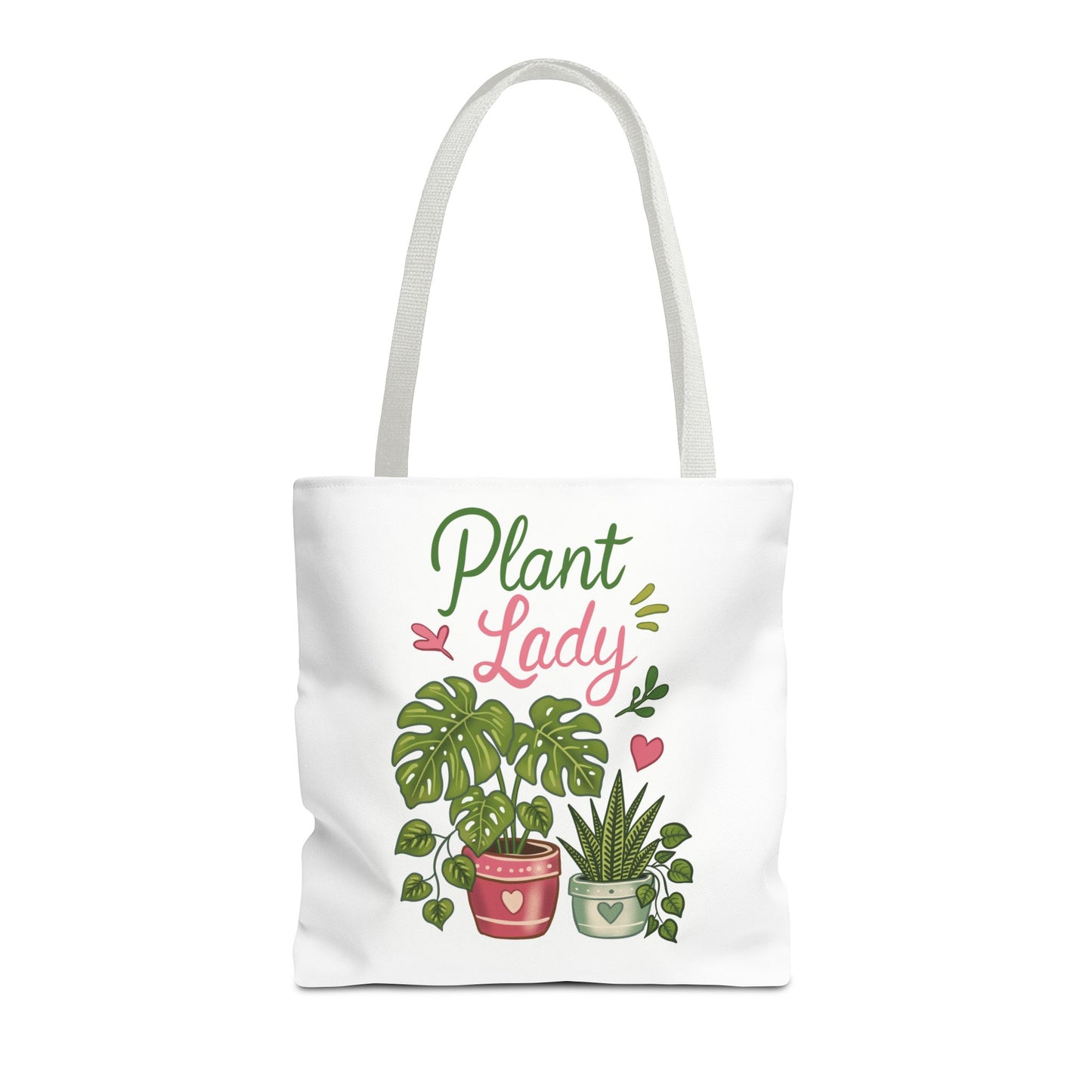 Plant Lady Tote Bag – Monsterra Potted Plant Illustration