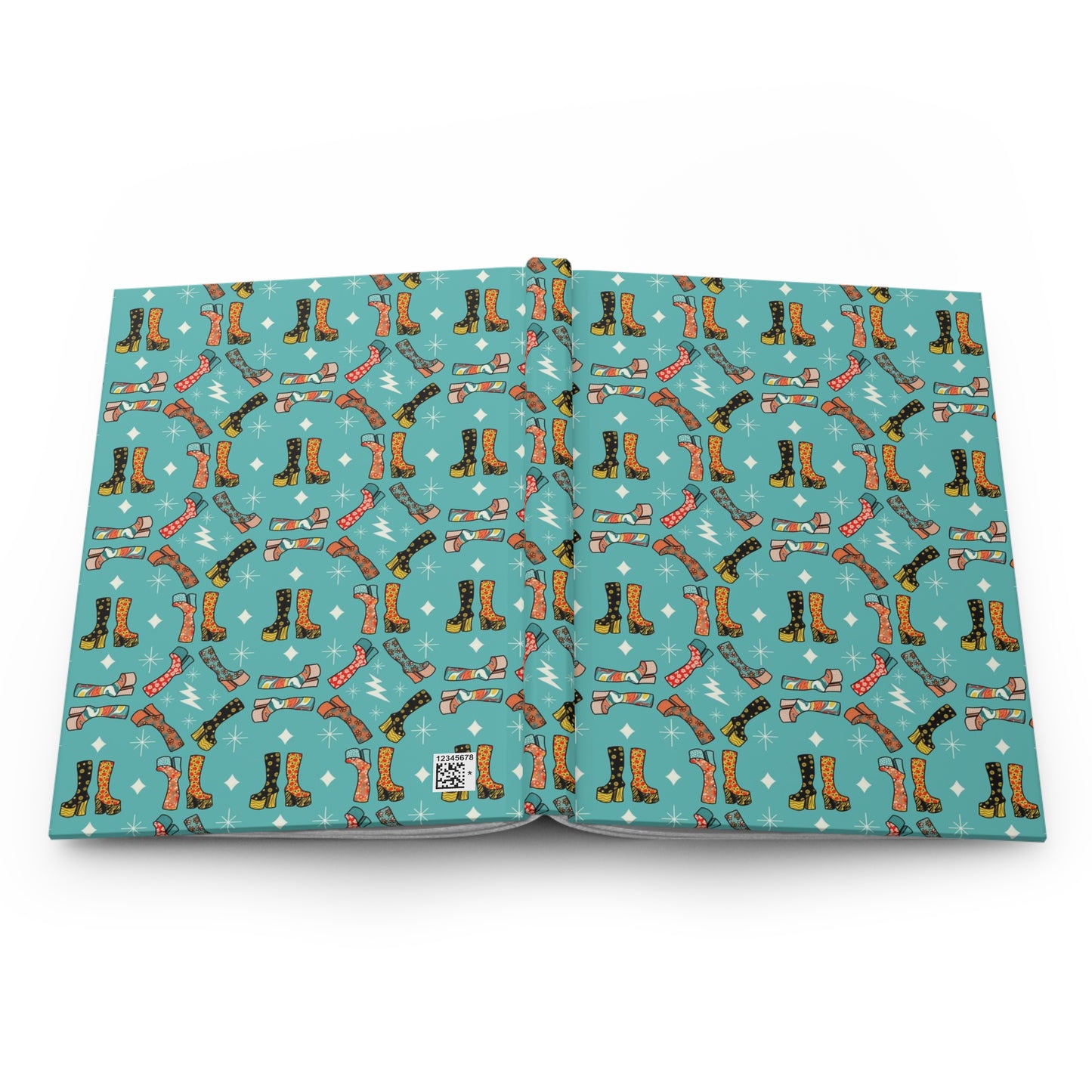 Groovy Boots Hardcover Journal Matte