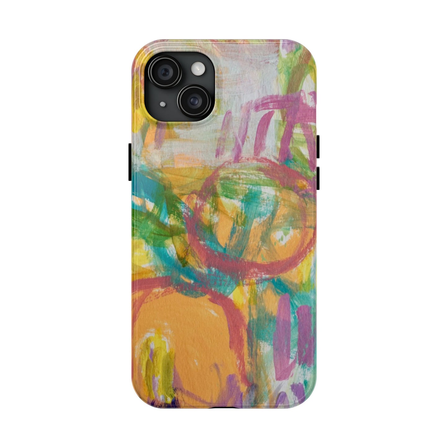 Abstract Pastel Circles Tough Phone Cases