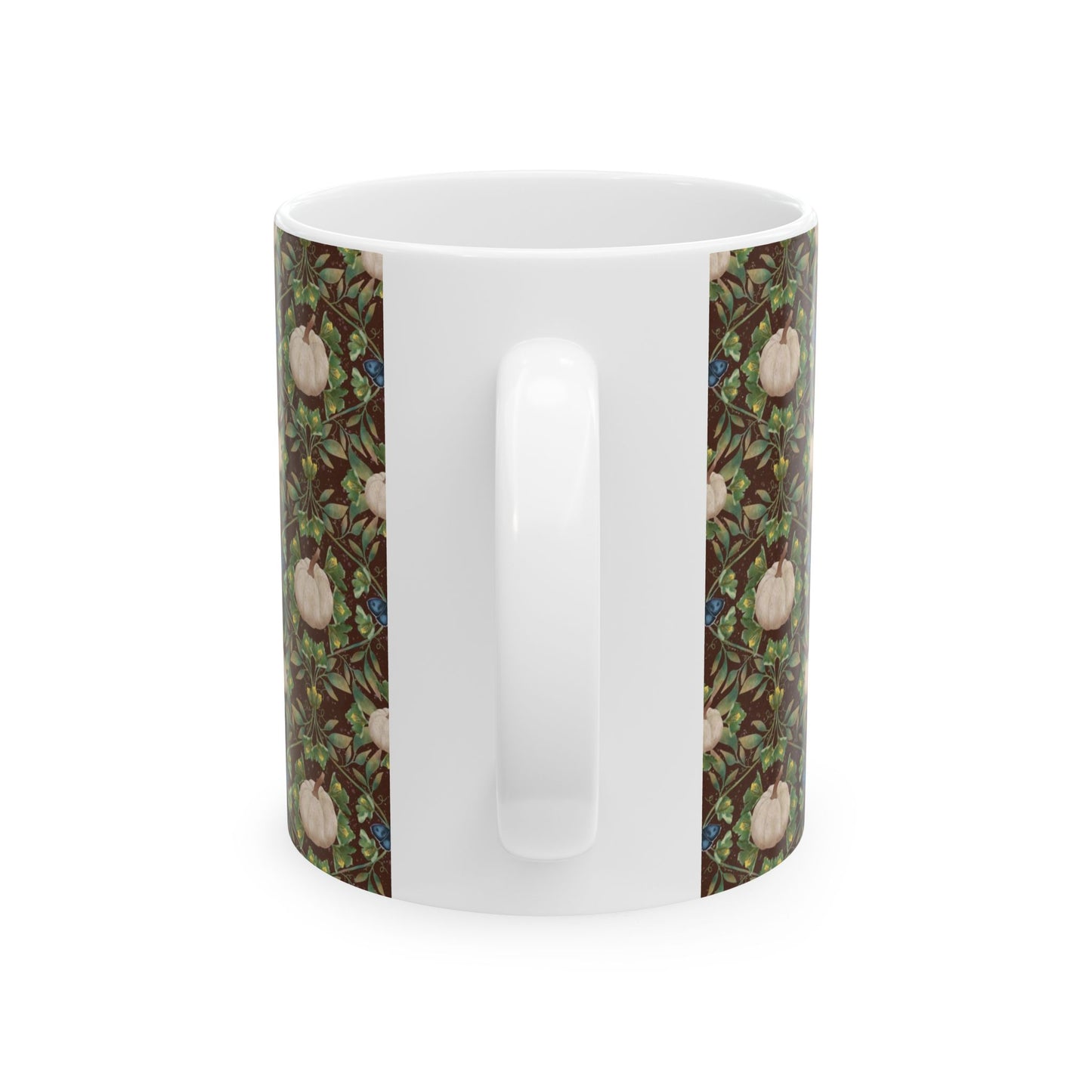 White Pumpkins Ceramic Mug 11oz