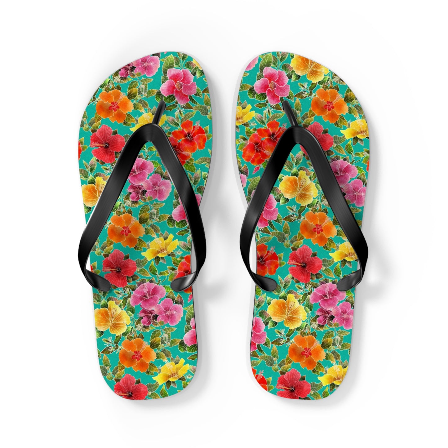 Hibiscus Garden Flip Flops