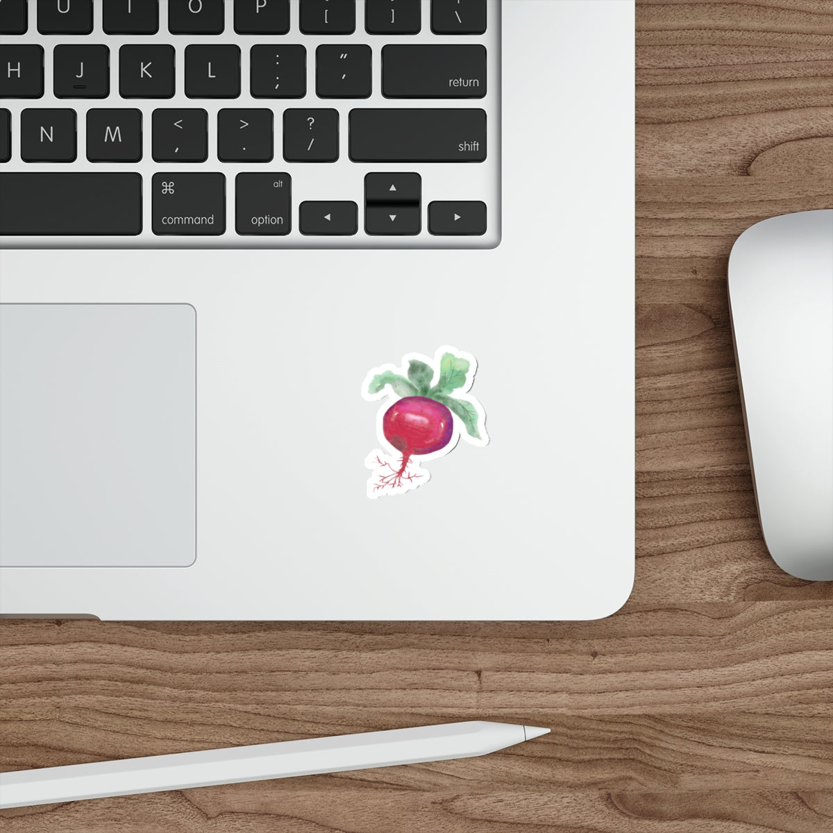 Radish Die Cut Sticker