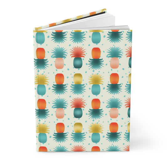 Pineapples Hardcover Journal Matte