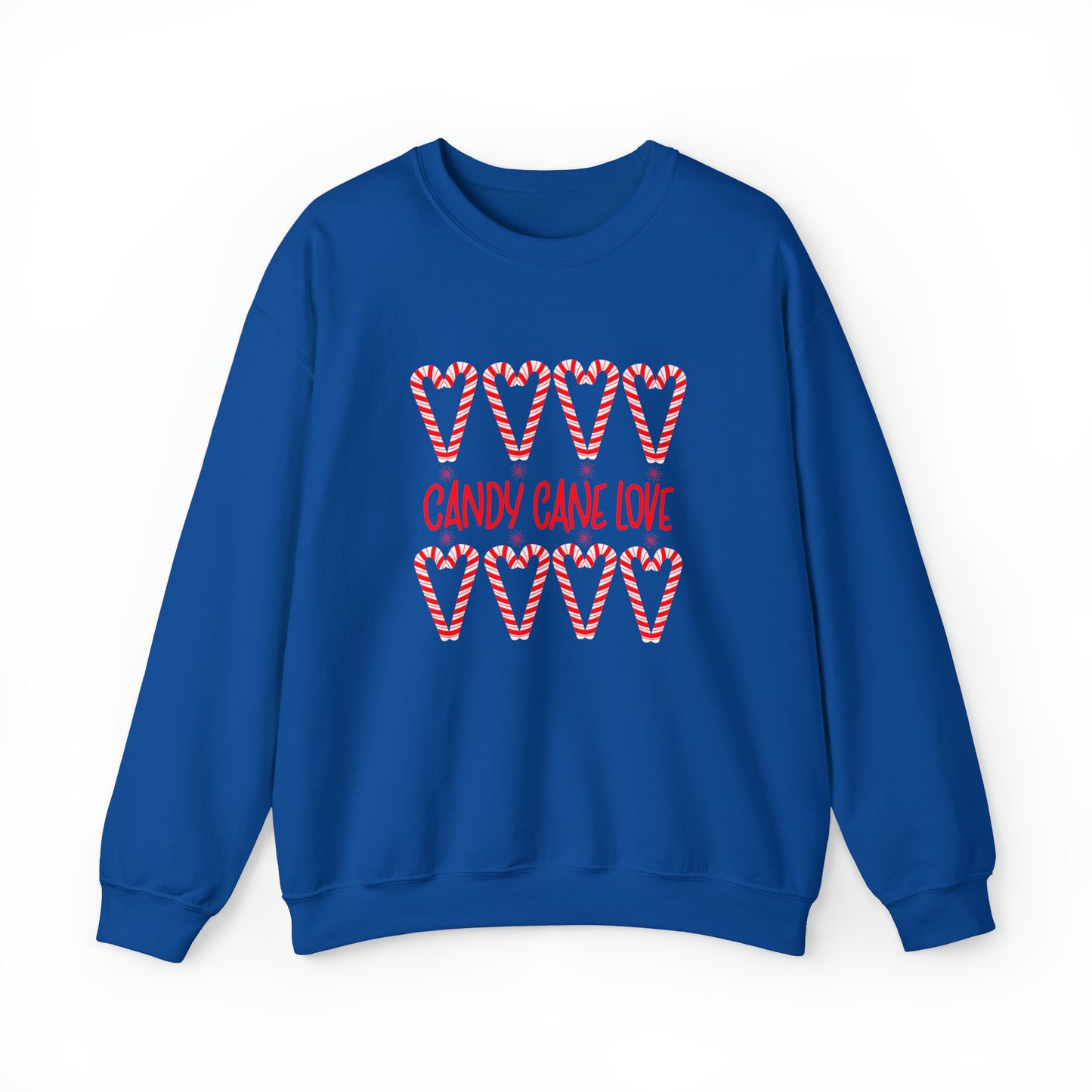 Candy Cane Hearts Unisex Heavy Blend™ Crewneck Sweatshirt