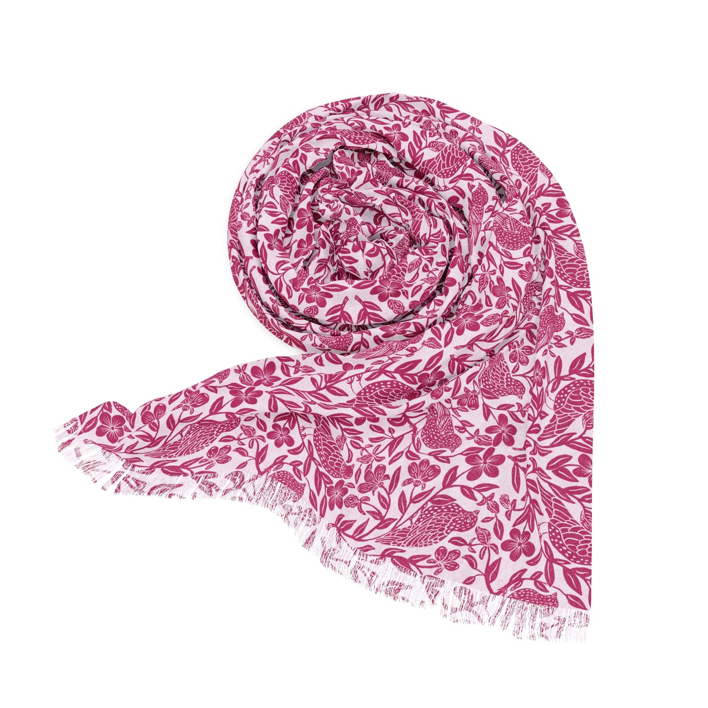 Bird Song & Blossoms Lightweight Scarf
