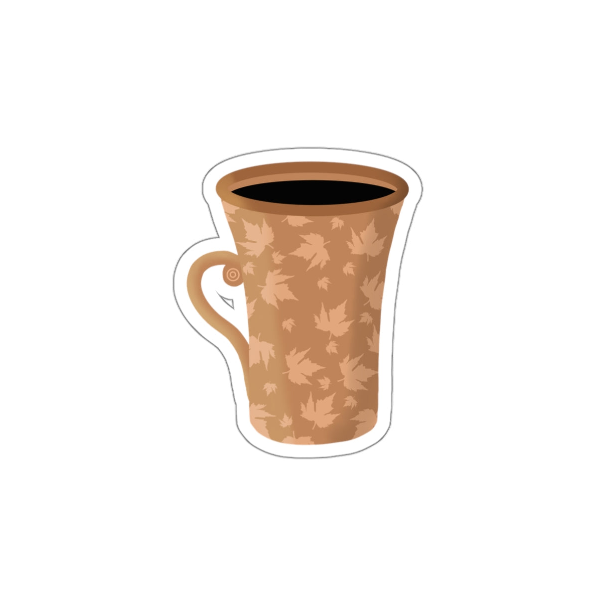 Hot Coffee Cozy Mug Die Cut Sticker