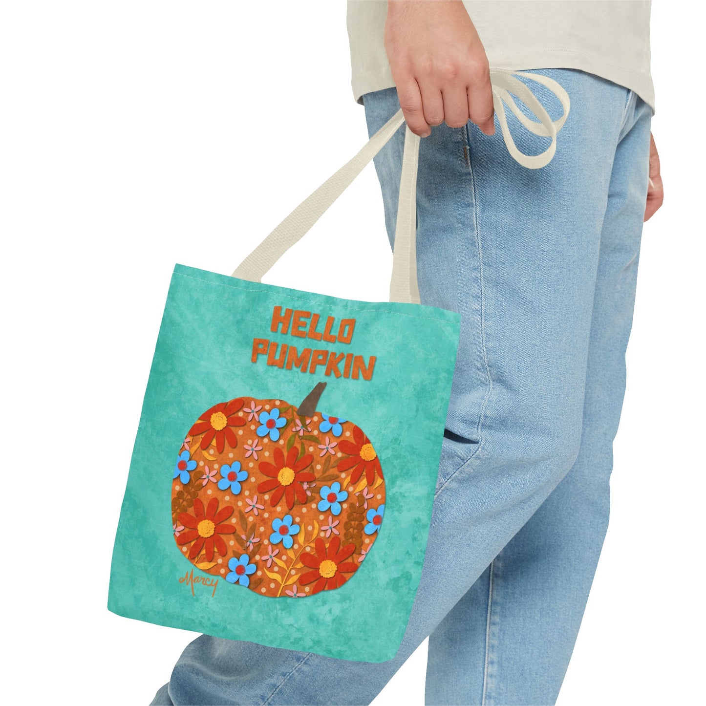 Hello Pumpkin Collage Tote Bag