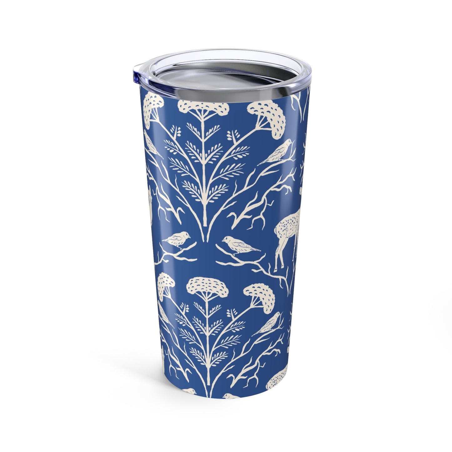 Yarrow, Deer and Goldfinches Tumbler
