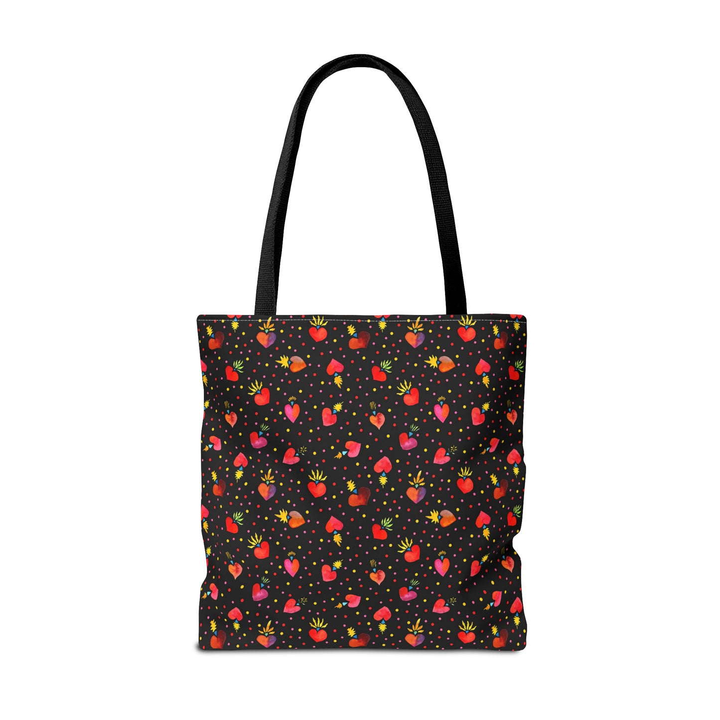 Frida Flaming Hearts Tote Bag