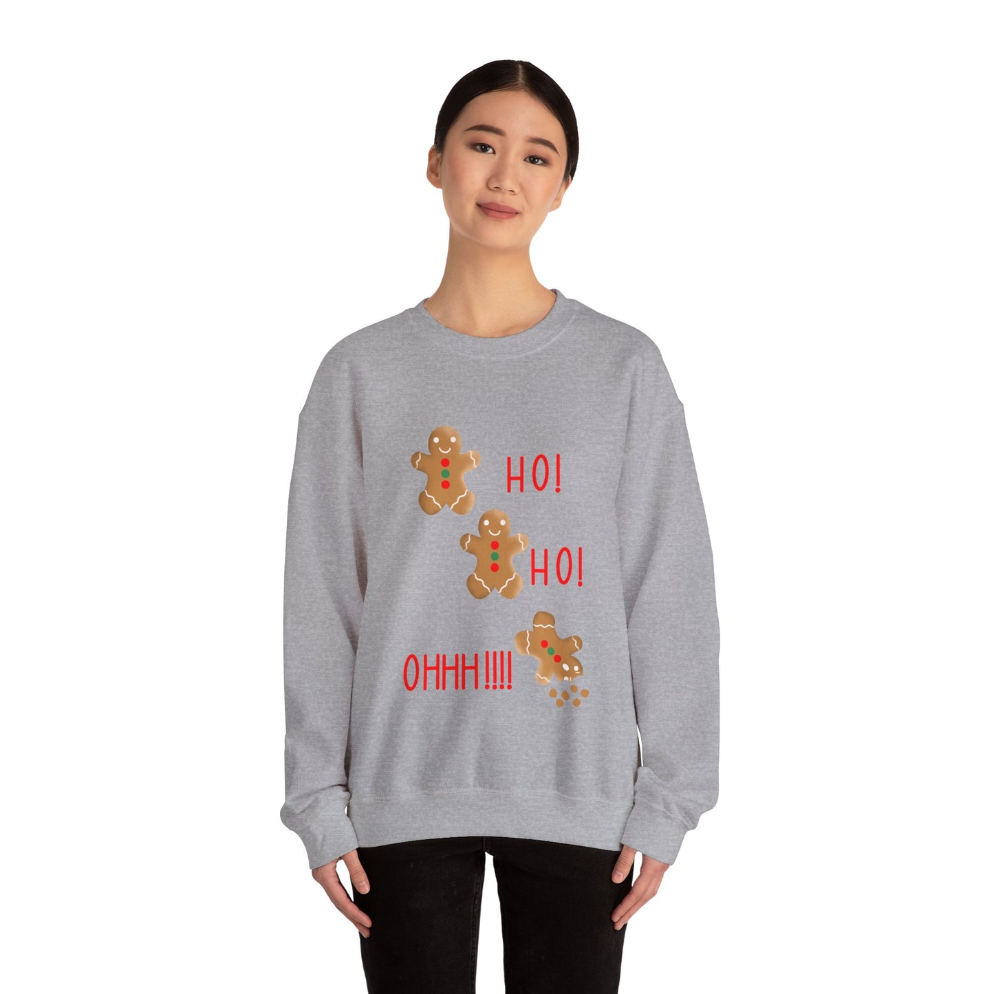 Gingerbread Men & Hearts Unisex Heavy Blend™ Crewneck Sweatshirt