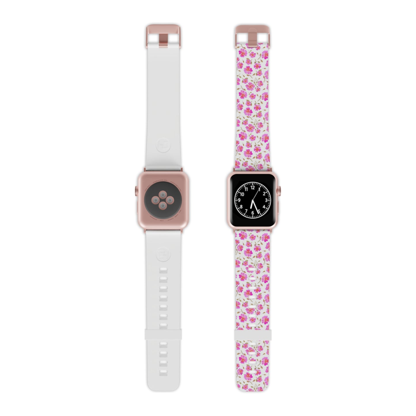 Hot Pink Wild Roses Watch Band for Apple Watch