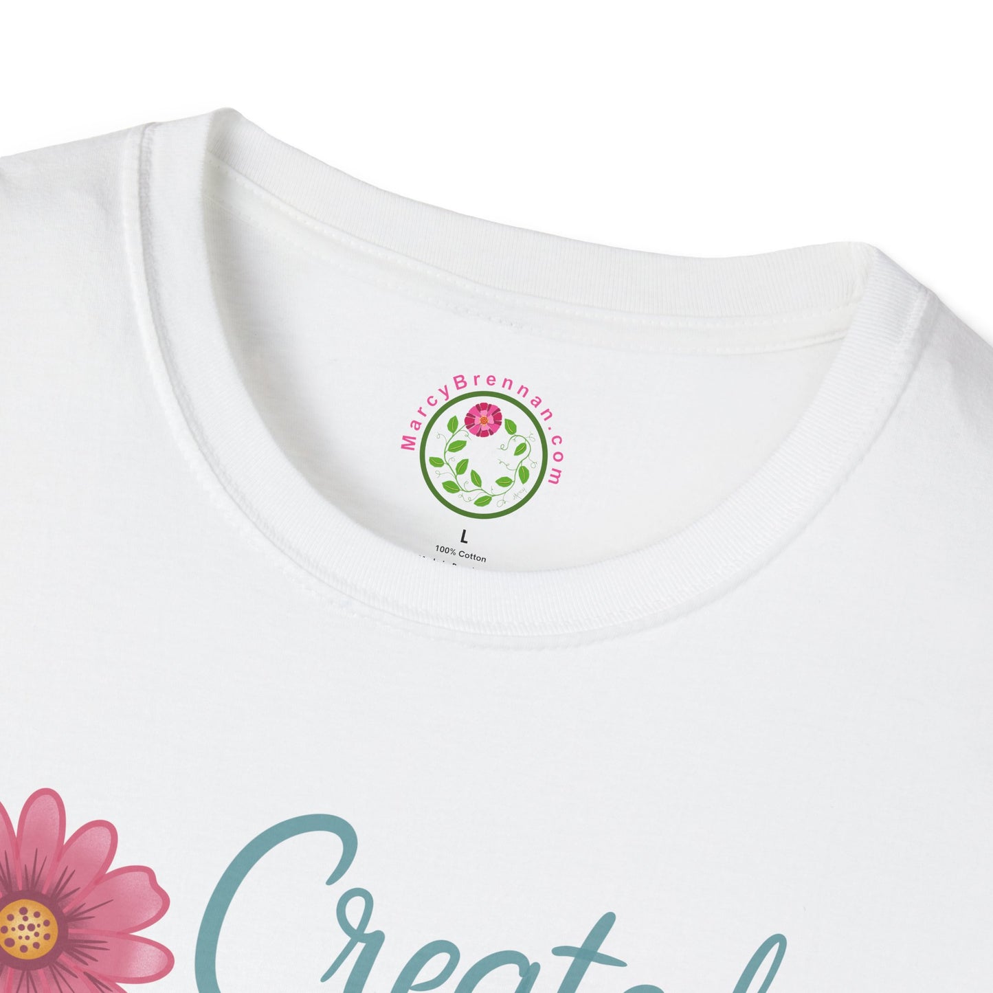 Created With Purpose Tee — Floral Inspirational Women's T-Shirt